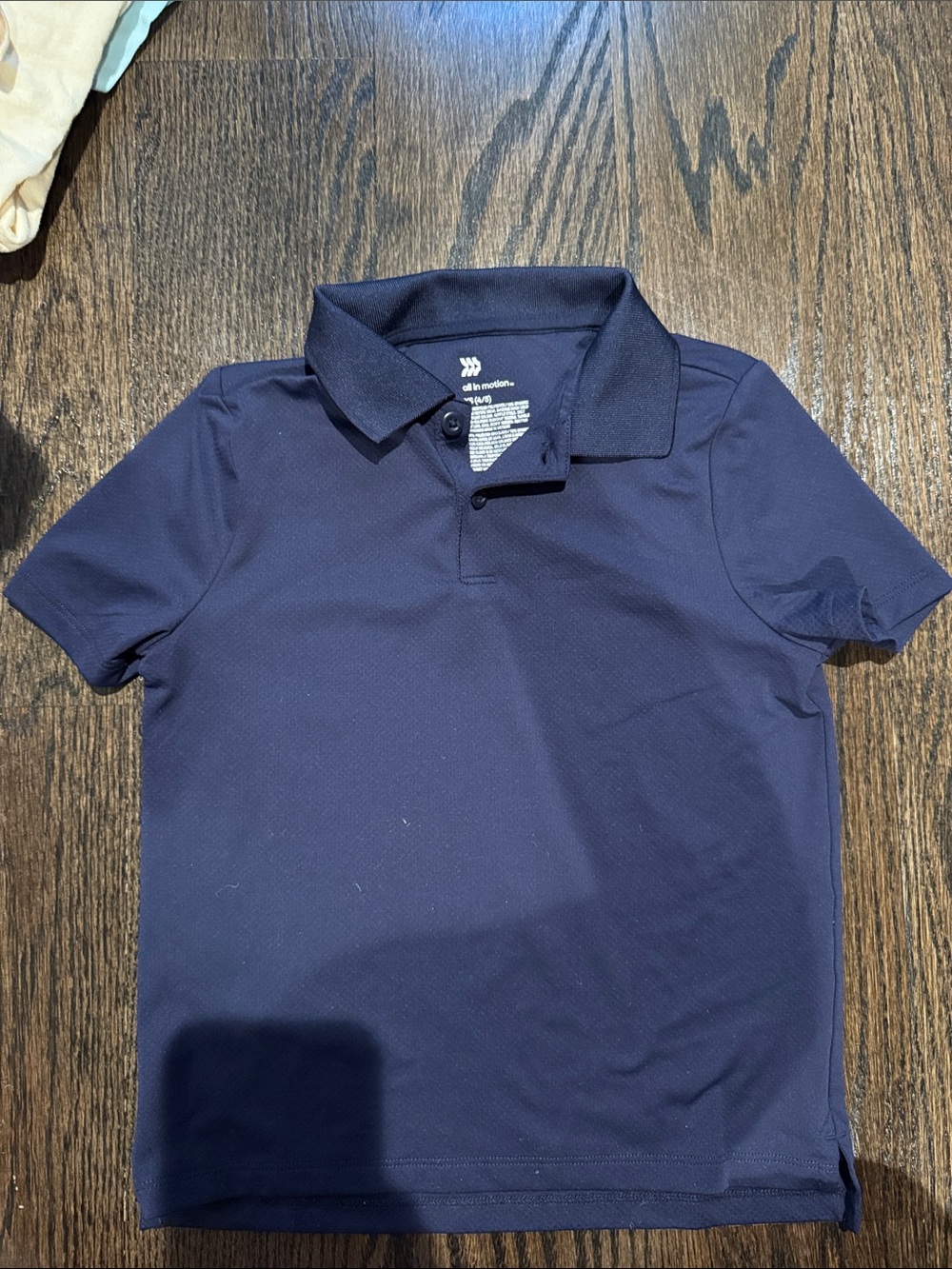 all in motion Navy Short Sleeve Polo for Kids